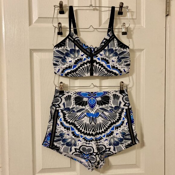 NWOT, Excellent Condition Swim Set, SZ 12 Bralette, SZ 10 Boyshorts - Picture 1 of 6